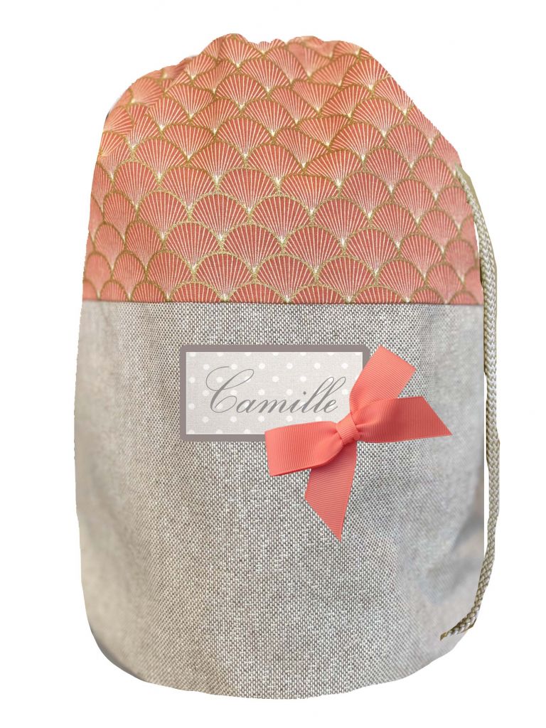 Baby girl personalized backpack